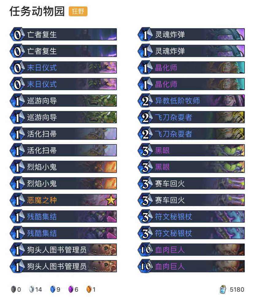 打爆设计师的卡组!狂野五种传说任务术