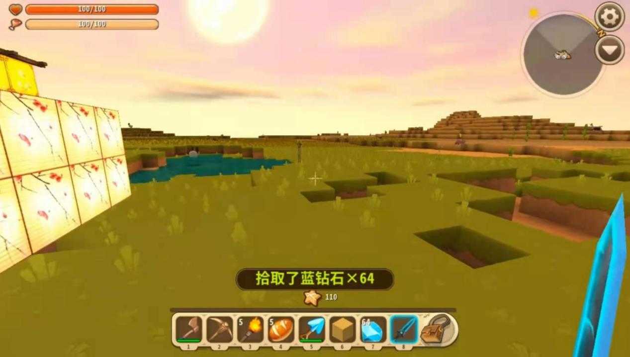 迷你世界神奇地图之万能土块,任何稀罕道具都可以制作