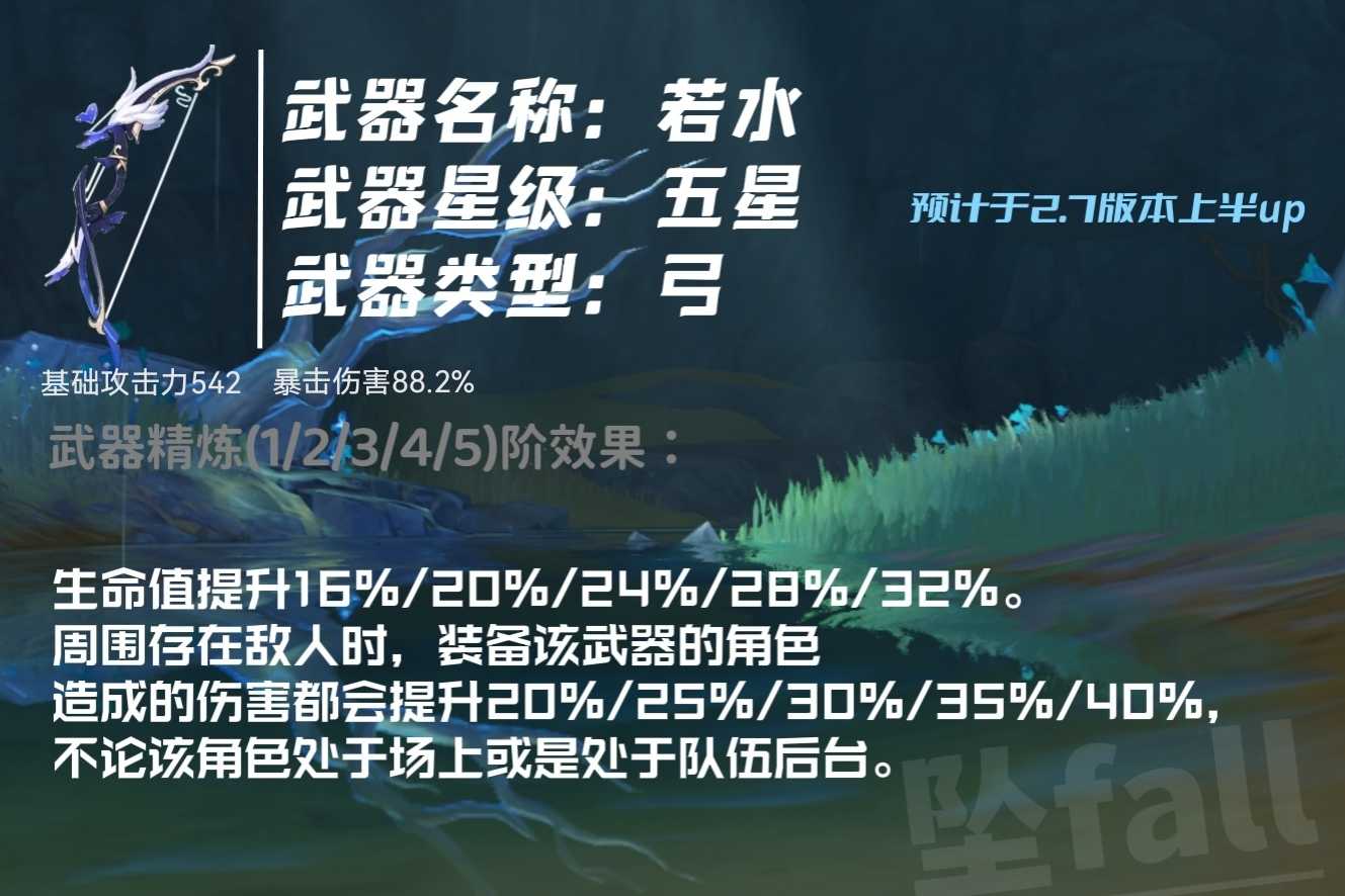 原神5星新角色「夜兰」攻略 解析（武器、圣遗物、阵容搭配推荐）